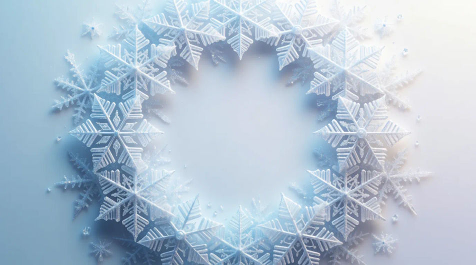 Snowflake wreath