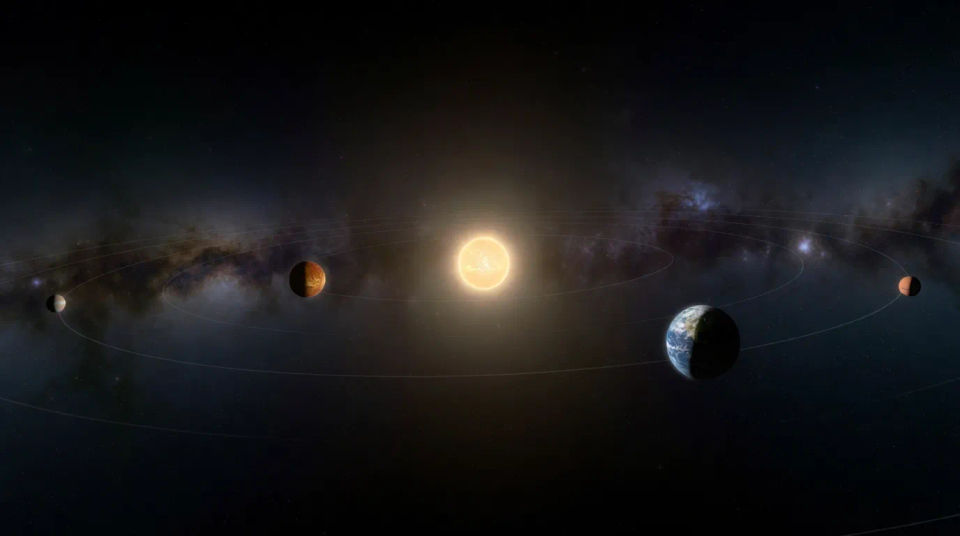 The inner solar system