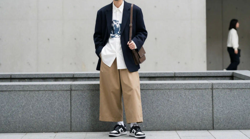 Fashion lookbook pose