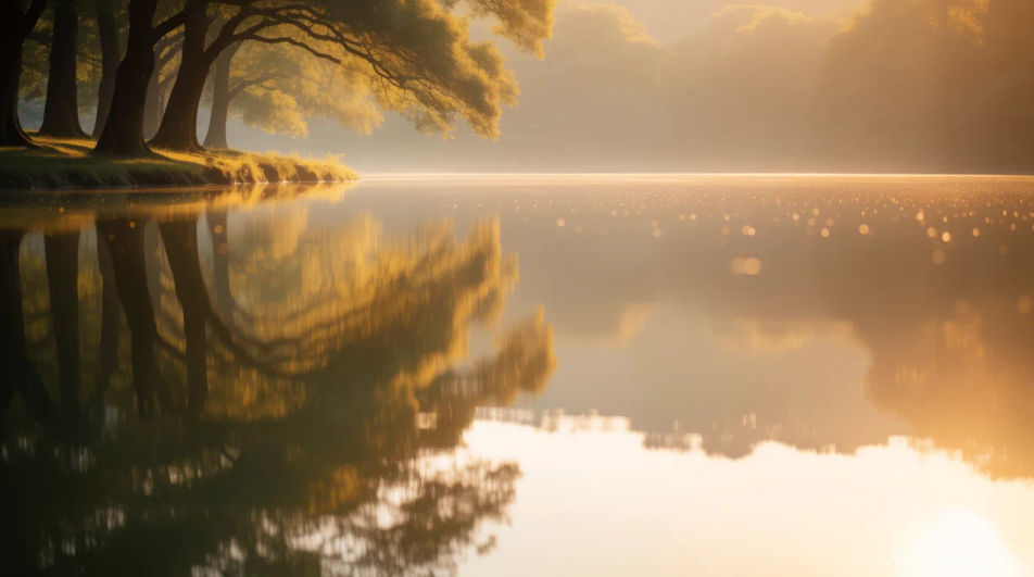 Lazy river landscape