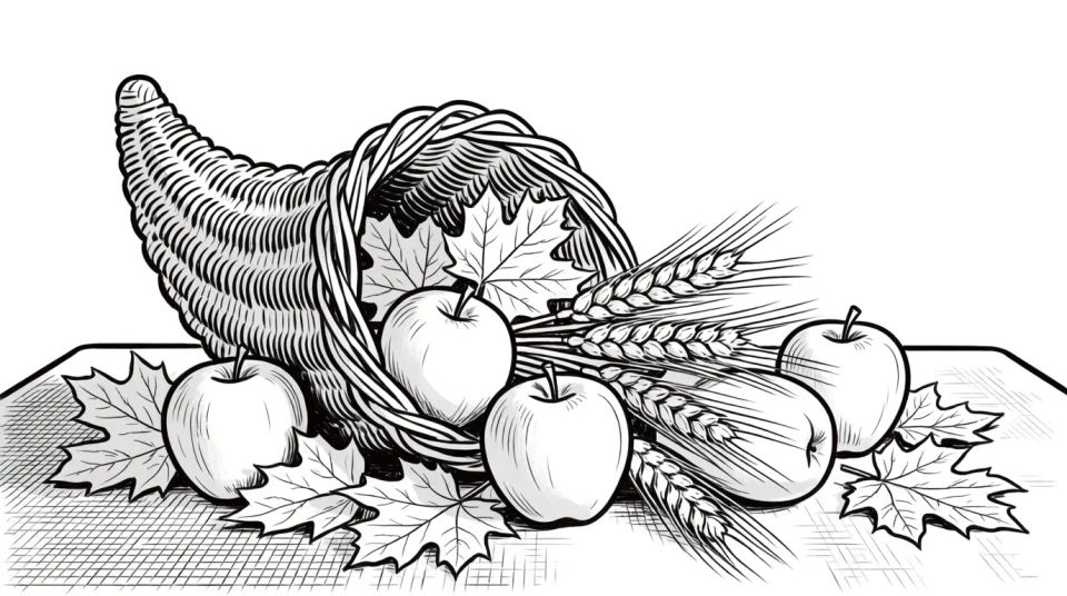 Cornucopia arrangement