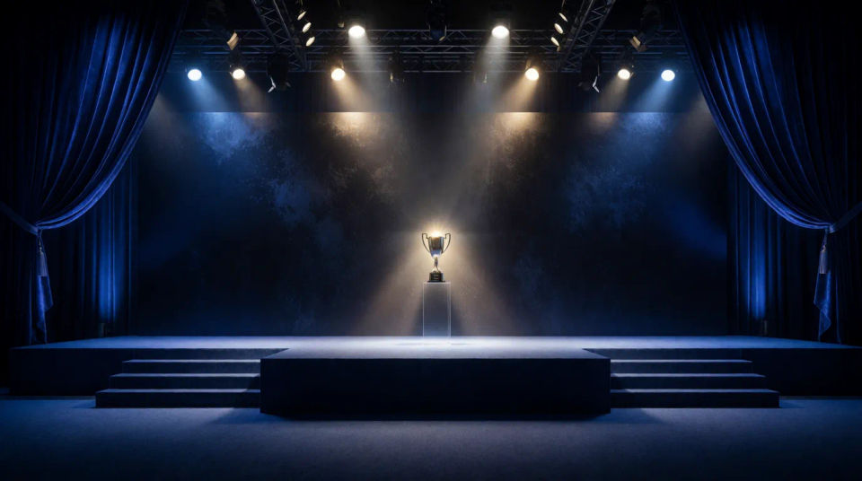 Escenario de ceremonia de premios
