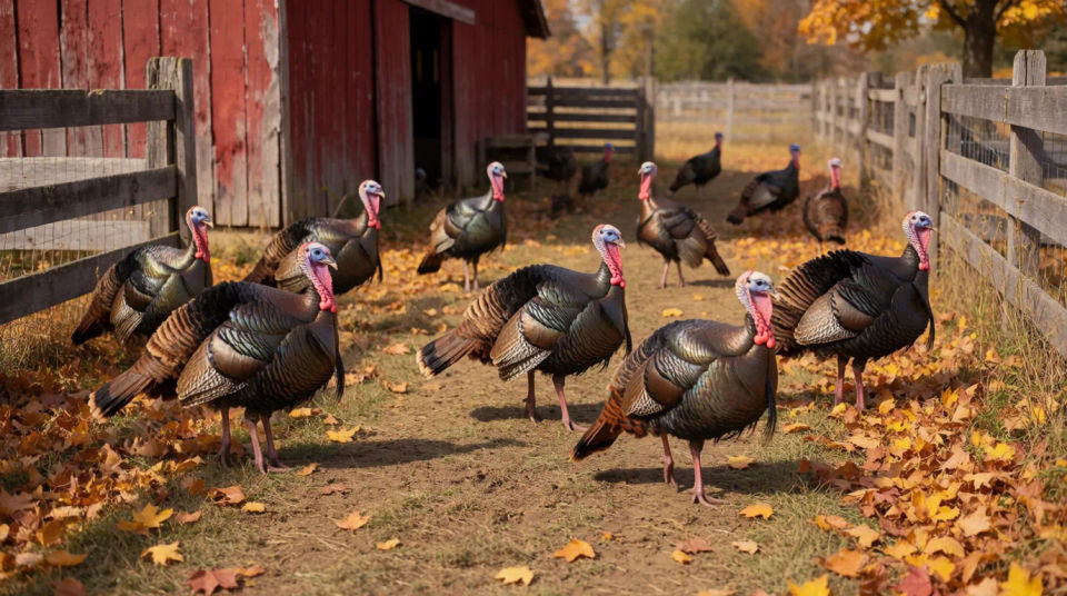 Farm yard flock