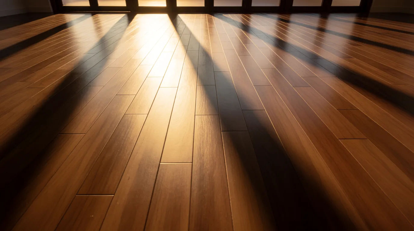 Hardwood floor wide