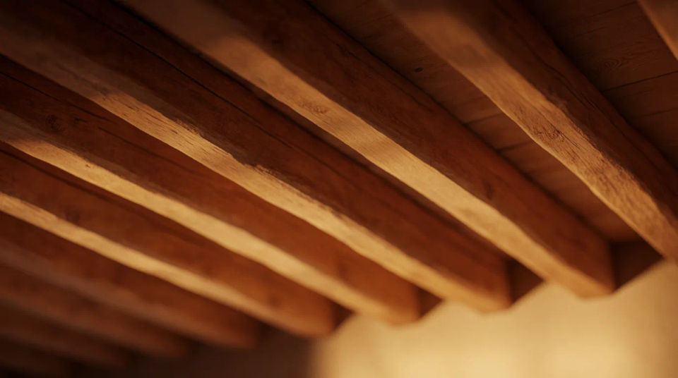 Holzdeckenbalken