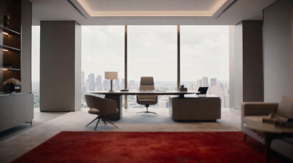 Executive office backdrop
