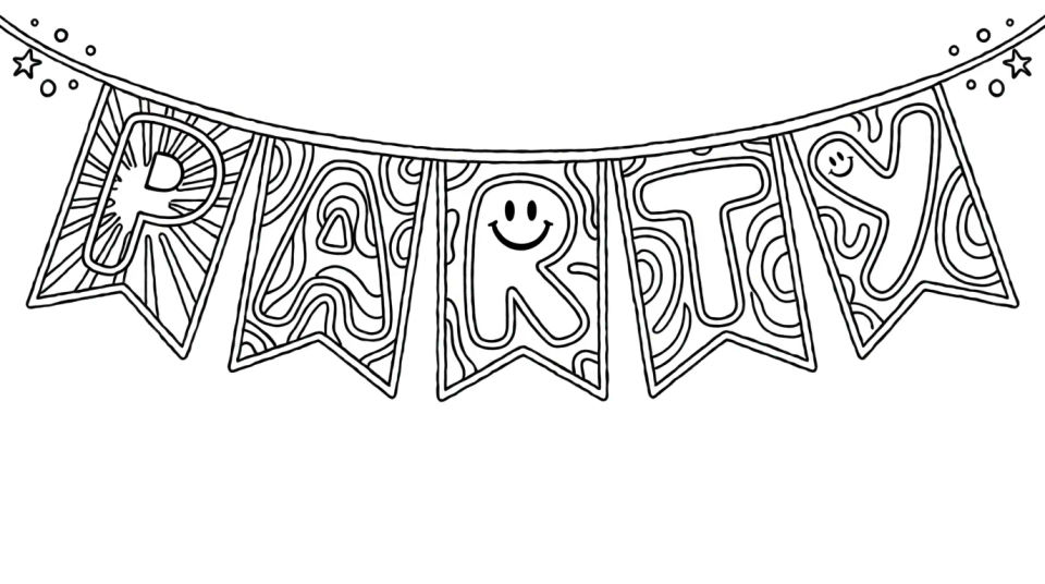 Classroom banner letters