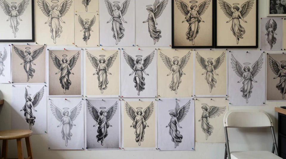 Studio variation wall