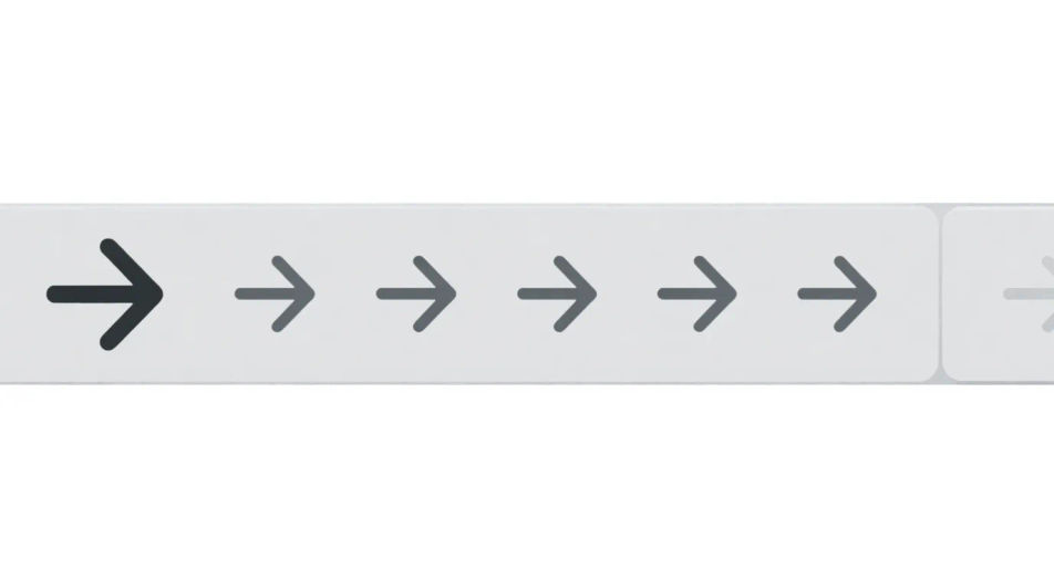 Arrow icon strip