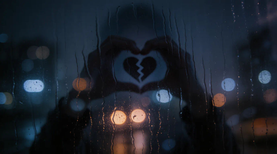 Rainy window mood
