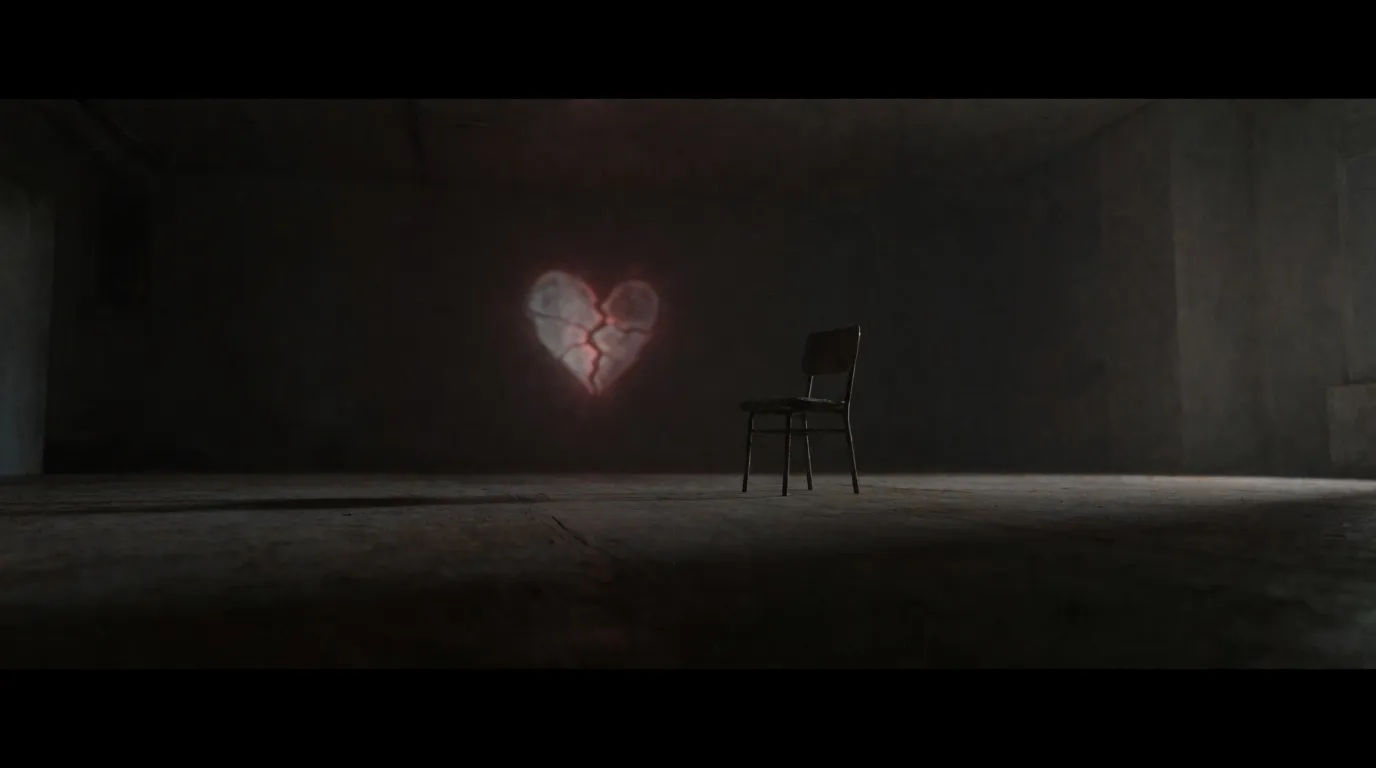 Empty room low light