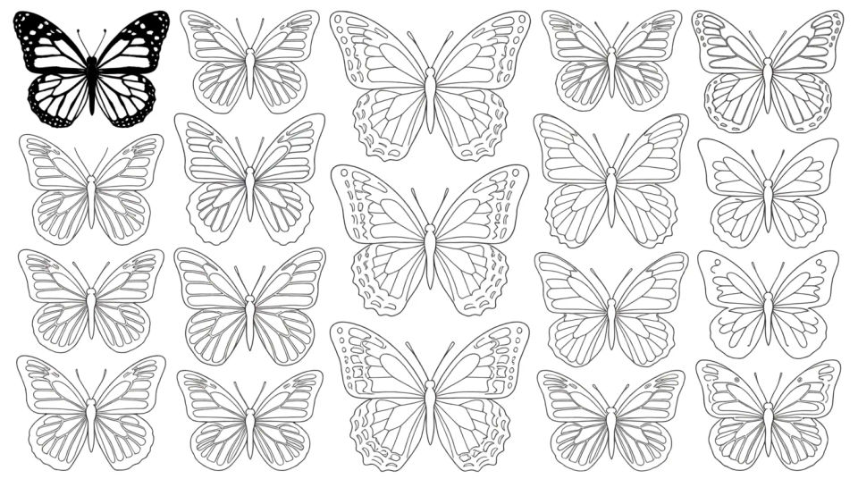 Symmetry pattern sheet