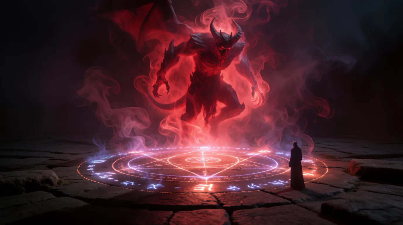 Ritual summoning circle