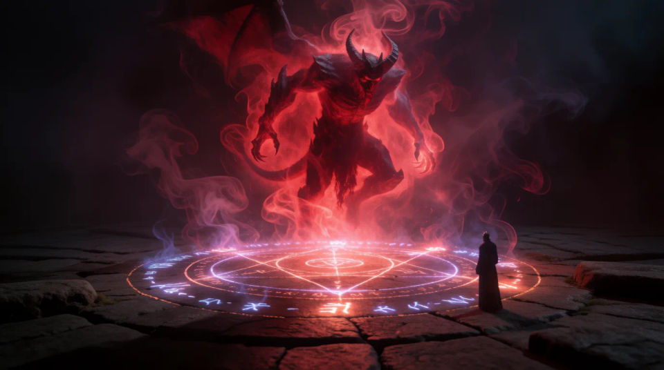Círculo de invocación ritual