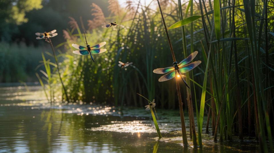 Schilf am Wasser