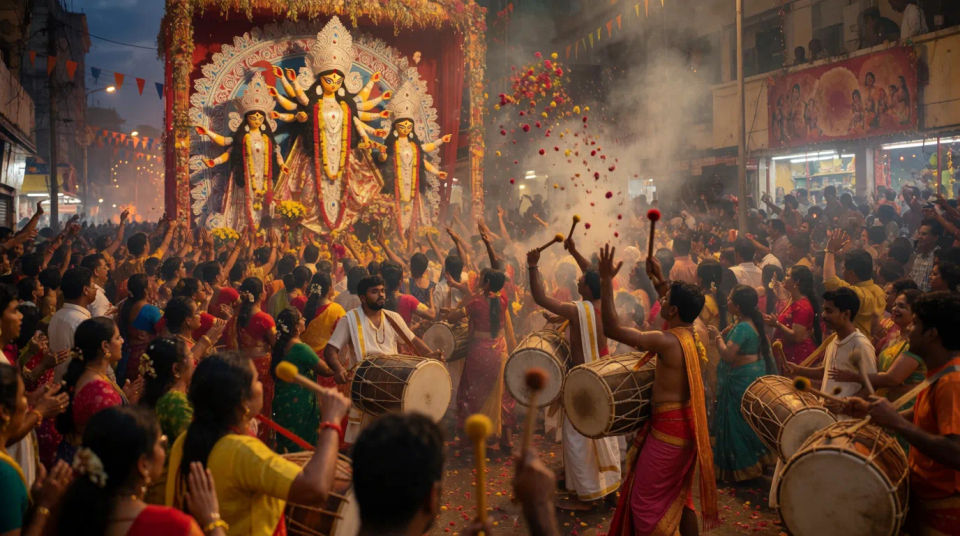 Idol immersion procession