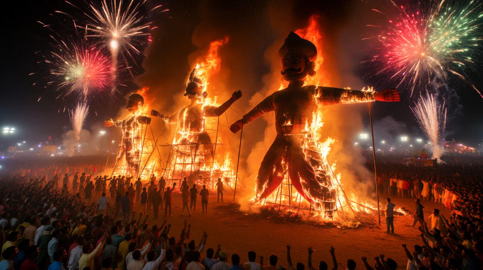 Effigy burning ground
