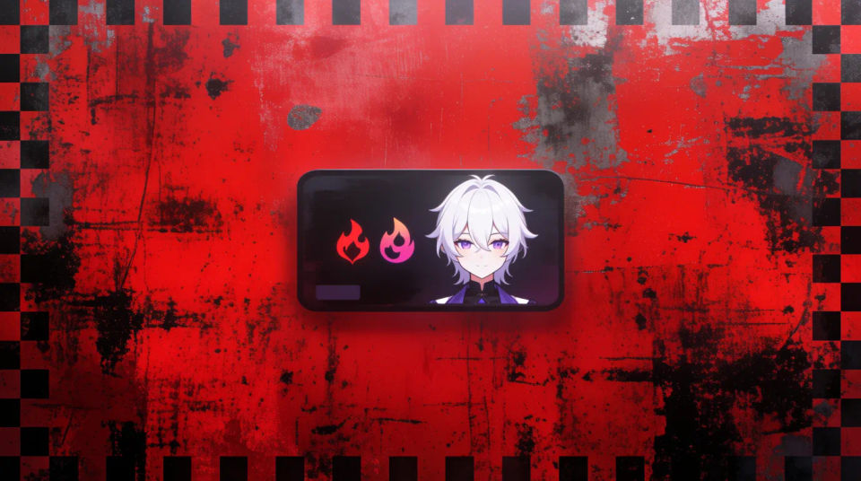 Red-black grunge banner