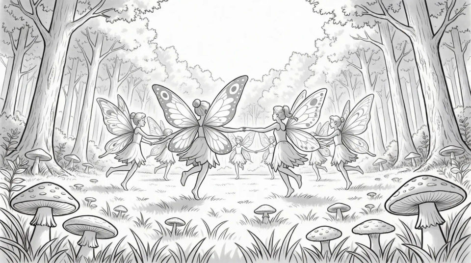 Fairy forest clearing