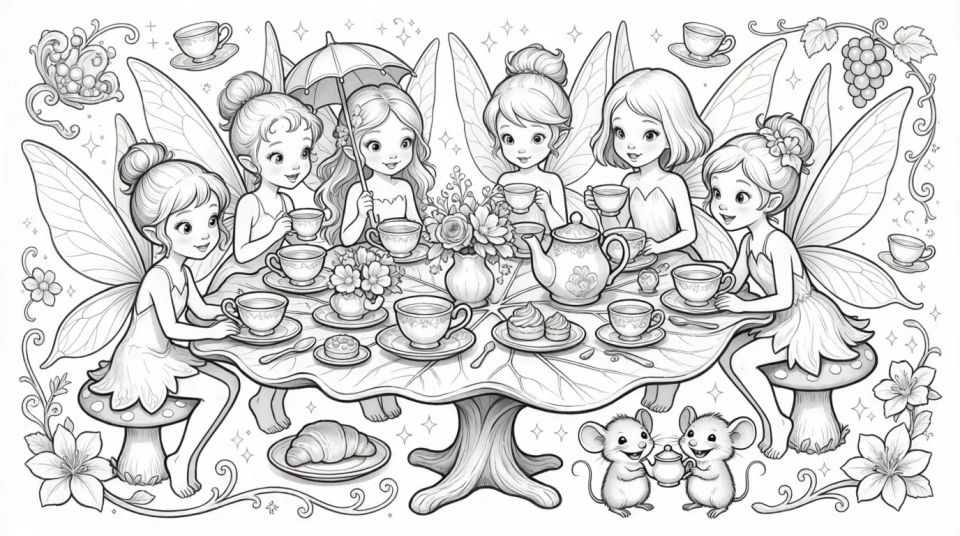 Fairy tea party