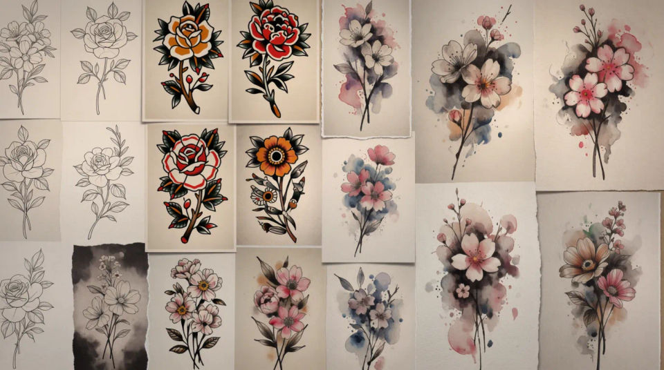 Studio variation wall