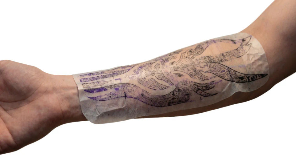 Stencil placement view