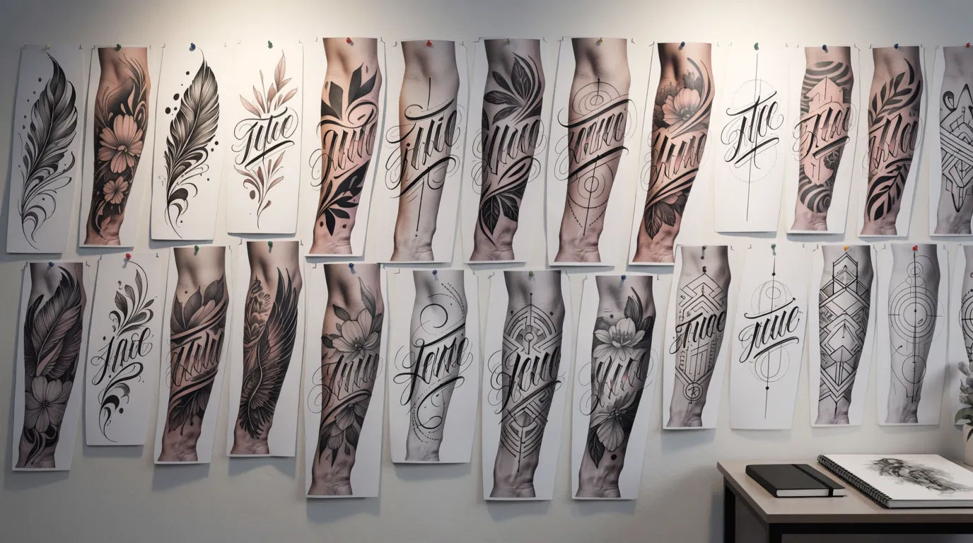 Studio variation wall