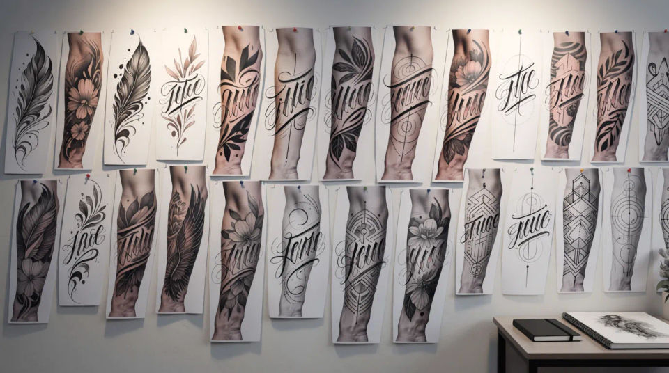 Studio variation wall