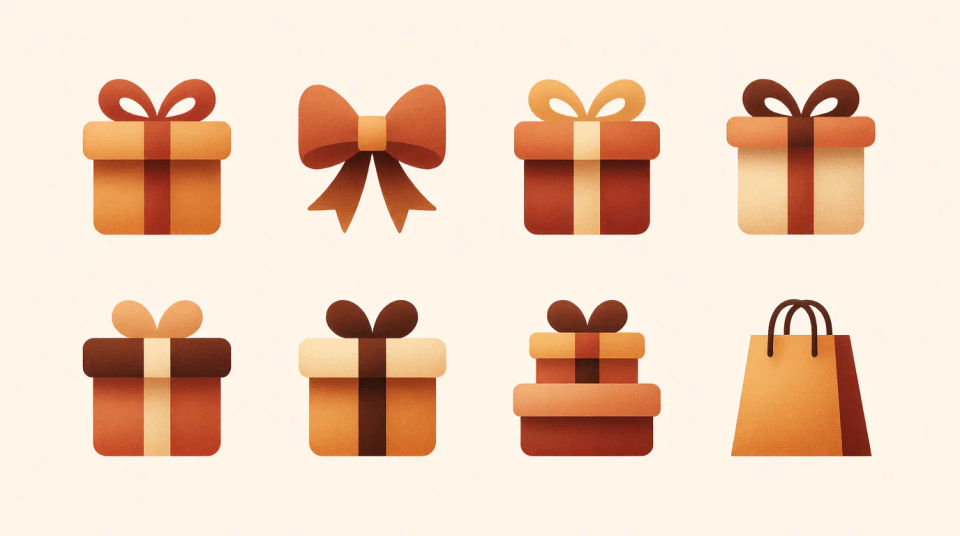 Gift clipart set