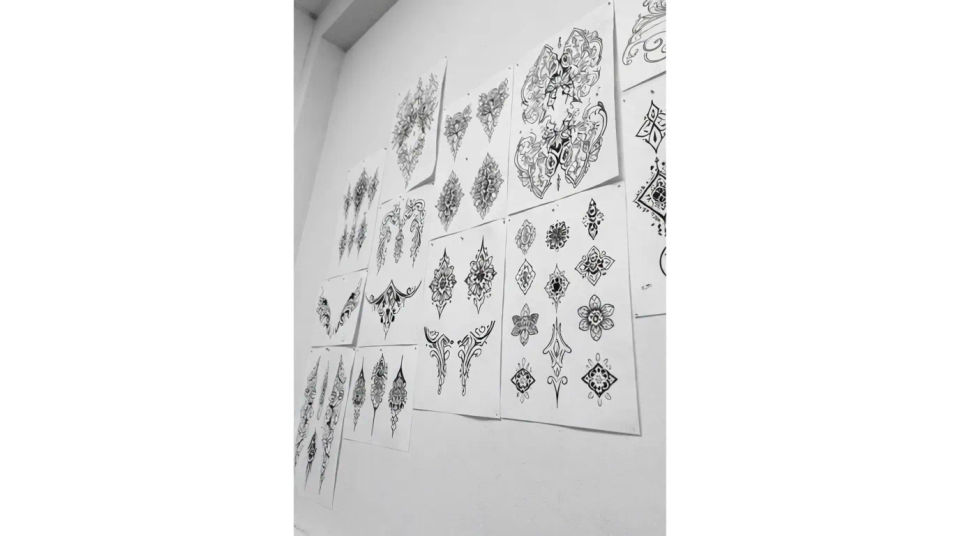 Studio variation wall