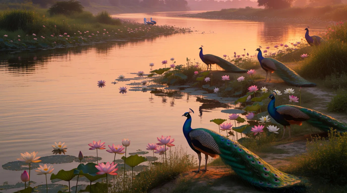 Krishna and Yamuna river