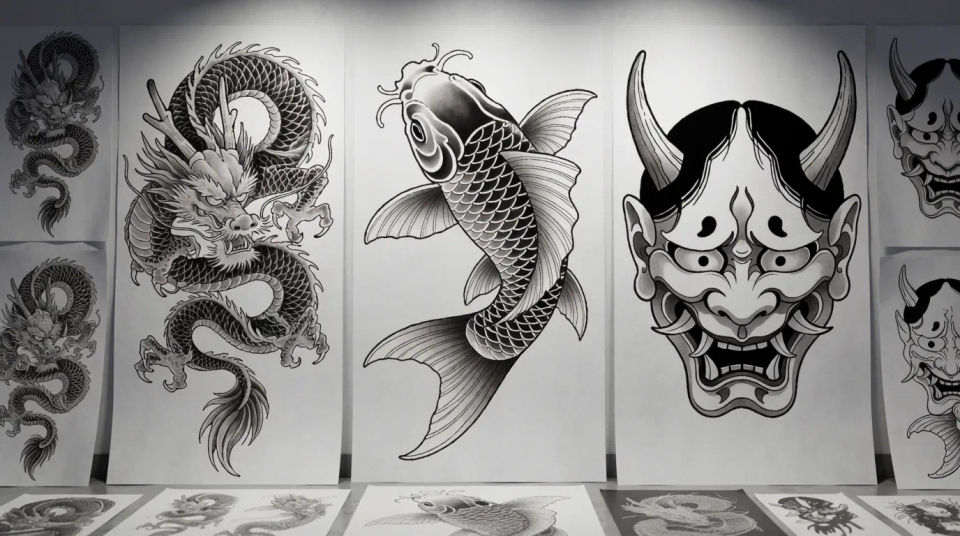 Studio variation wall