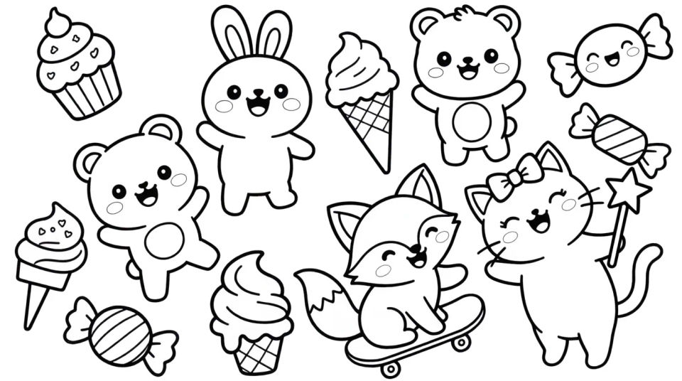 Kawaii friends group