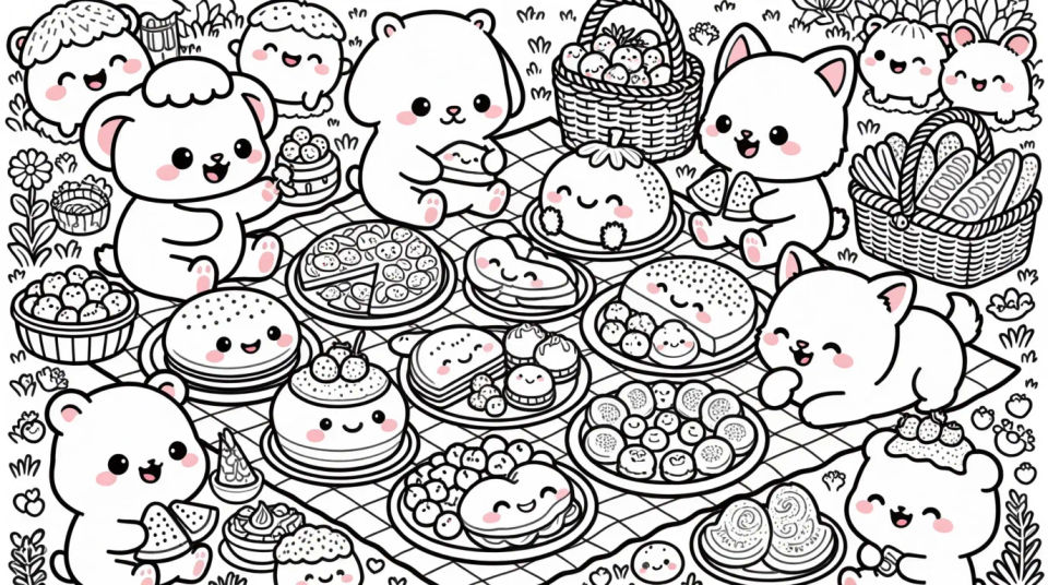 Kawaii picnic