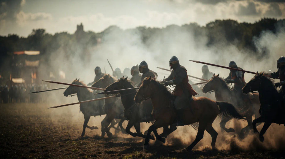 Carga en el campo de batalla