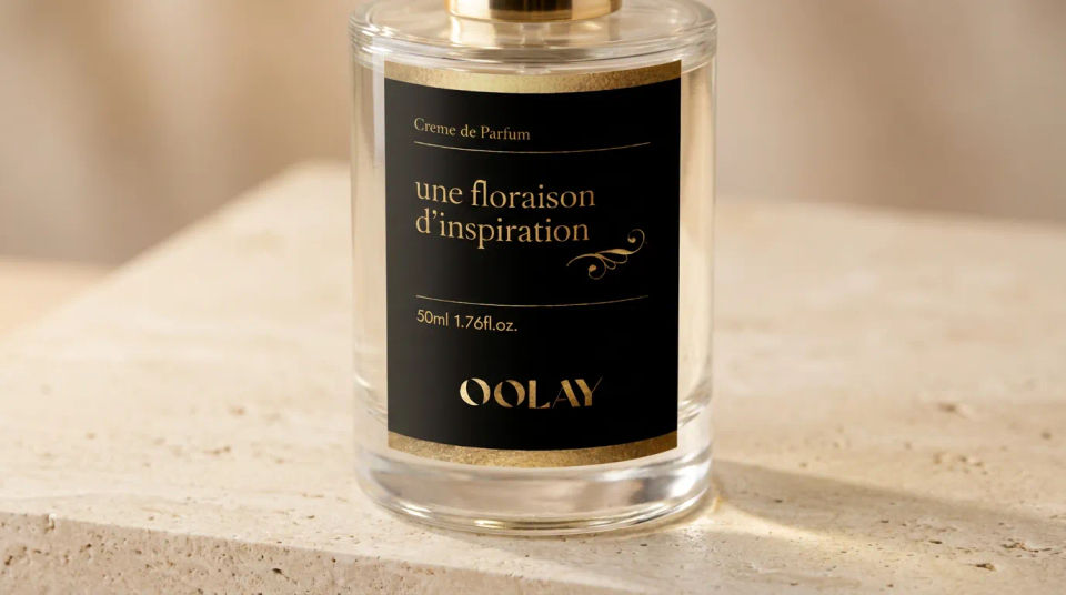 Label on the bottle