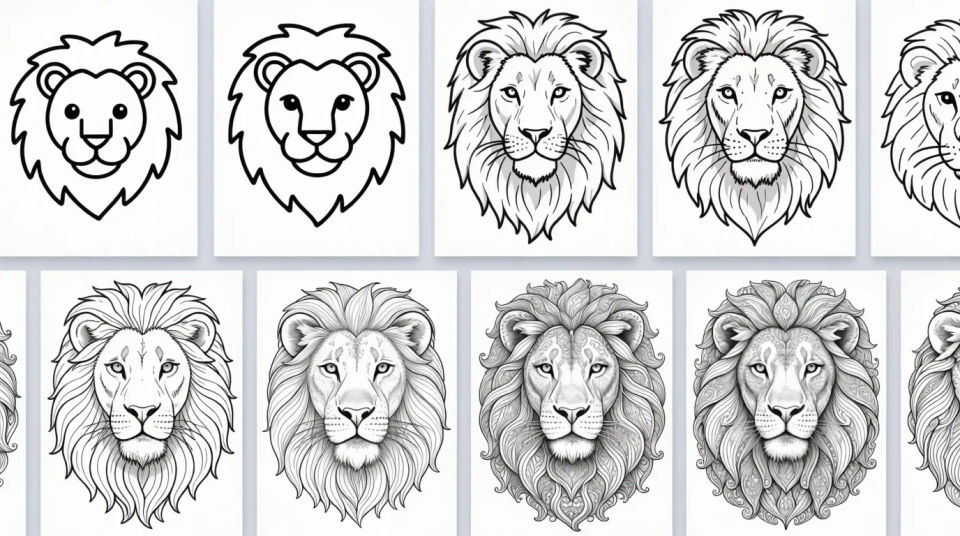 Coloring pack sheet