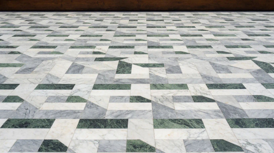 Patrón de mosaico de mármol