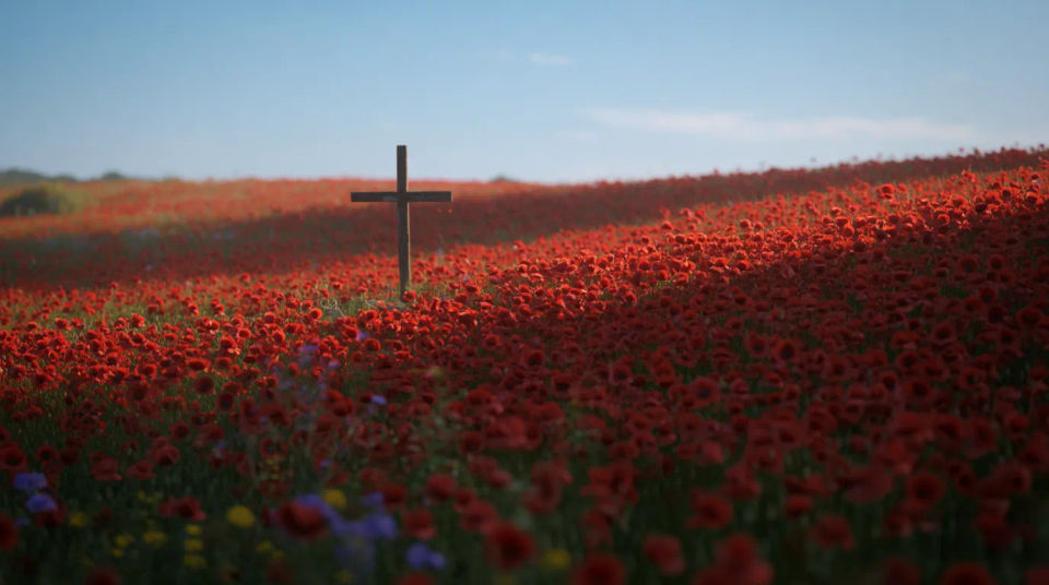 Poppy field wide