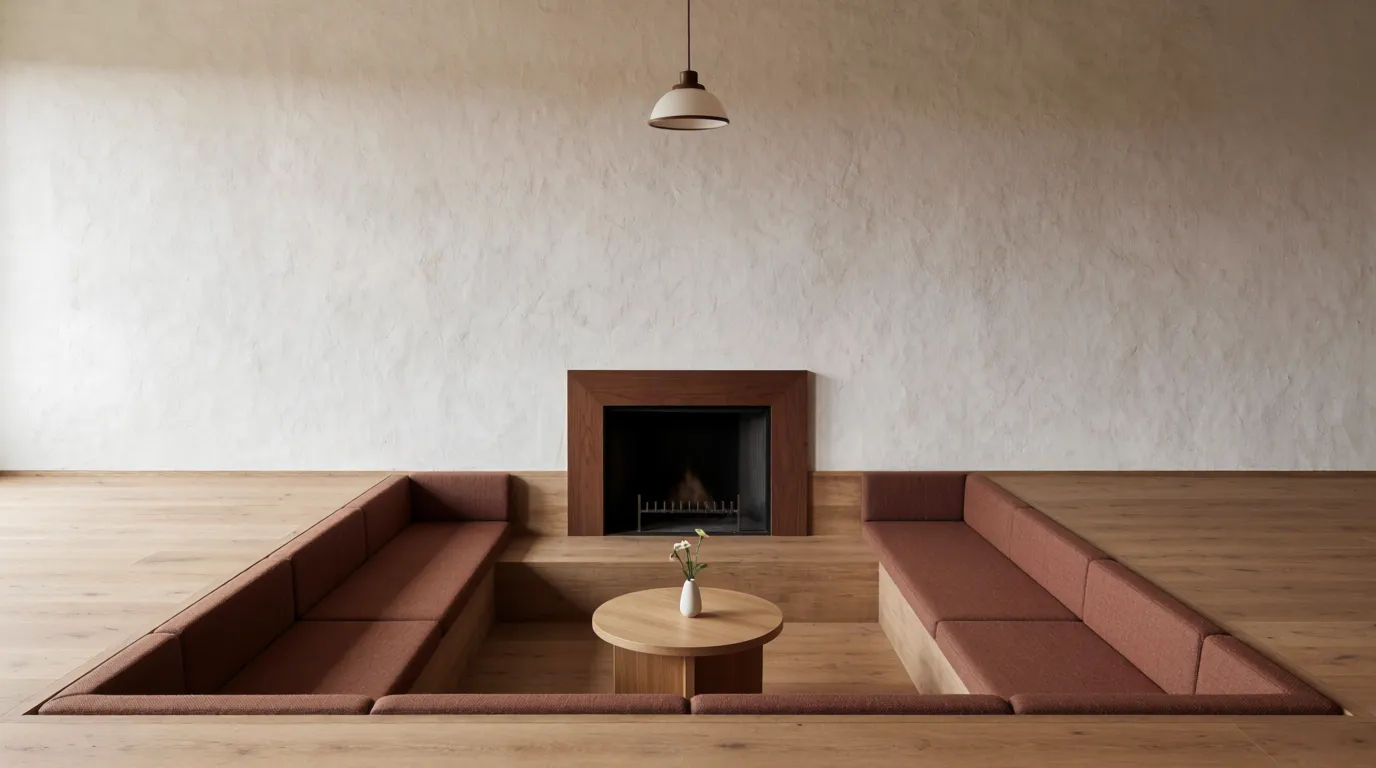 Conversation pit lounge
