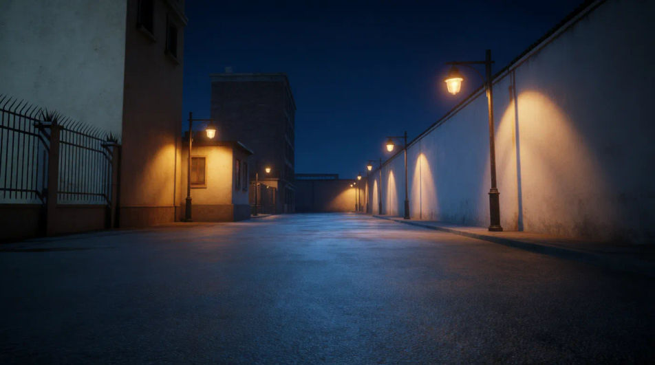 Quiet street lamps