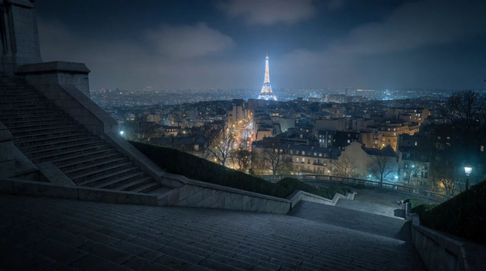 Montmartre de noche