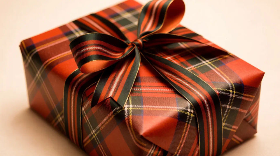 Papel de regalo envuelto