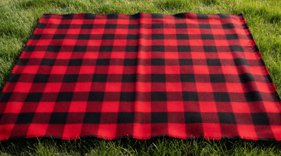 Manta de picnic extendida
