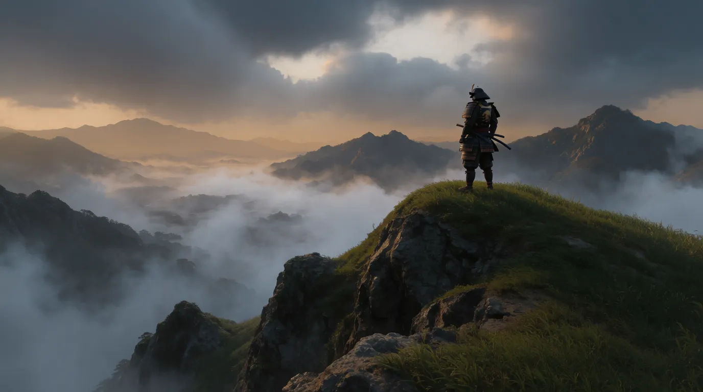 Samurai on the ridge