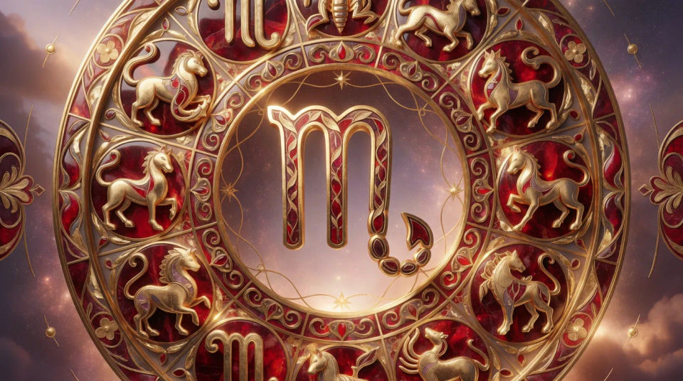 Sección de la rueda zodiacal