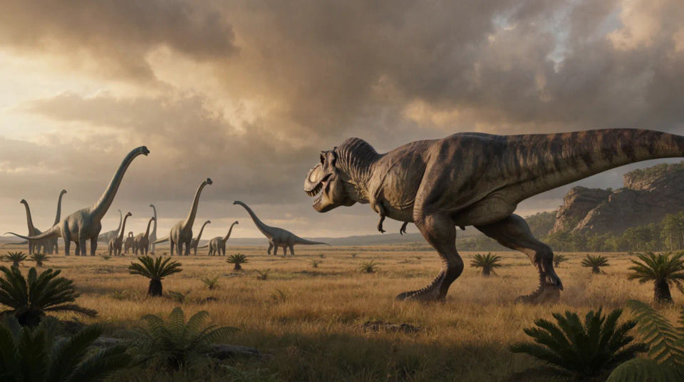 T-Rex gegen Pflanzenfresser