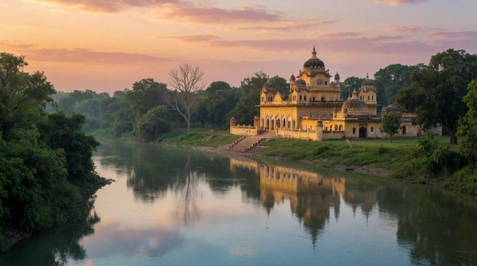Riverside temple