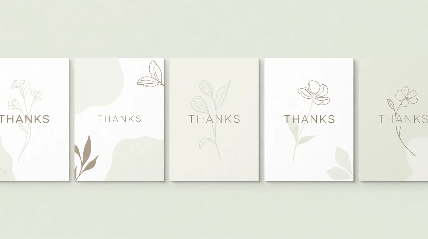 Matching stationery set