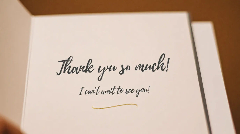 Card held in hand